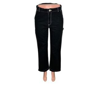 GAP Carpenter Jeans 6 Working Pockets Straight Leg Belt Loops Size 8